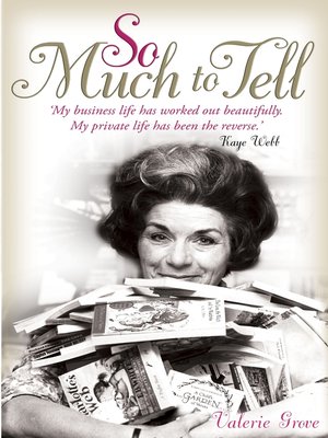 cover image of So Much to Tell